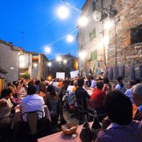 Tovaglia a Quadri Anghiari Toscana