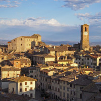 Tovaglia a Quadri Anghiari Toscana