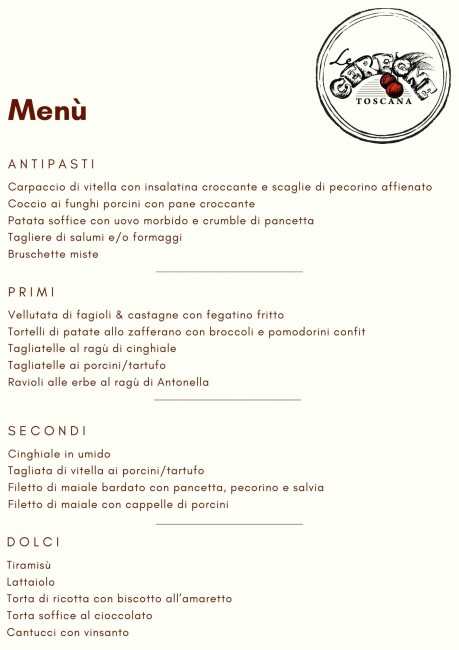 Cucina italiana e prodotti biologici nel nostro ristorante BIO in Toscana