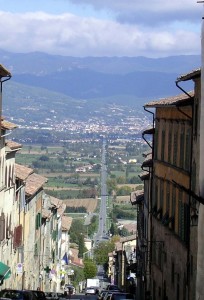 Anghiari - Panorama dal Convento de La Croce