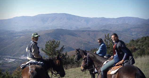 Corso di equitazione in agriturismo in Valtiberina Toscana